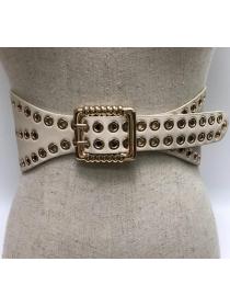 Outlet Rivet Matching Fashion Belt 