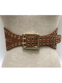 Outlet Rivet Matching Fashion Belt 