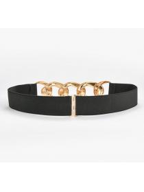 Outlet Rivet Matching Fashion Stretch  Belt 