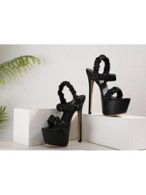 Outlet Sandalwith 16cm superfine heels
