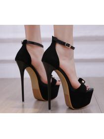 Outlet Thick platform Sandal with 16.5cm superfine heels 