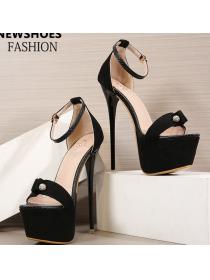 Outlet Thick platform Sandal with 16.5cm superfine heels 