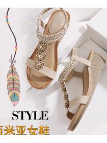 Outlet Fashion Crystal Light Casual Sandal 