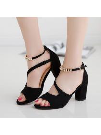 Open toe summer cingulate thick fashion sandals for women