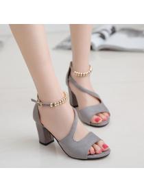 Open toe summer cingulate thick fashion sandals for women