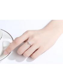Simulation Slivery Birthiday Gift Ring 