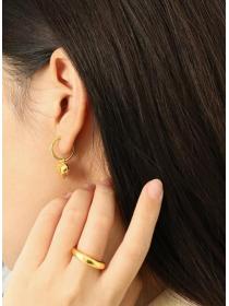 Simple Fashion style Matching Fine silver Earring 