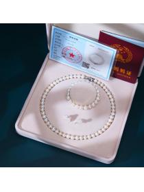 Natrual Pearl Elegant Handmake Necklace 