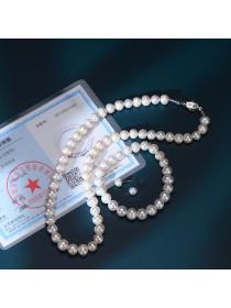 Natrual Pearl Elegant Handmake Necklace 