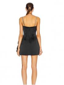 Outlet hot style  Sexy  V collar Tube Cami Dress #51