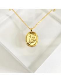 Classic Simple Fashion style Coin Necklace