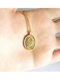 Classic Simple Fashion style Coin Necklace 