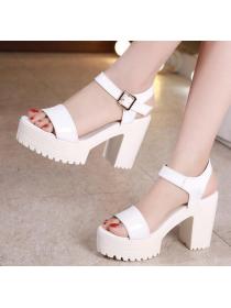 Summer Fashion Cool Elegant Plain Color Sandal 