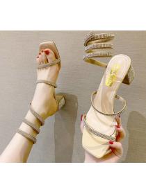 New style Twisted shoelaces Unique Fashion Sandal 
