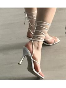 Summer Fashion Long shoelaces Sandal 