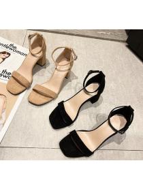 Summer Simple style Thick Heels Sandal