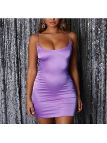 Outlet hot style Sexy Evening Party Plain Slim Straps&Tube Dress