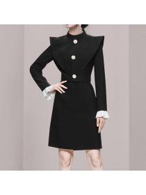 Outlet Profession coat autumn skirt 2pcs set for women