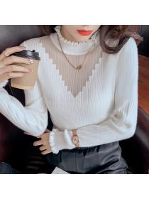 Slim autumn and winter sweater fashion all-match tops