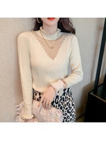 Slim autumn and winter sweater fashion all-match tops