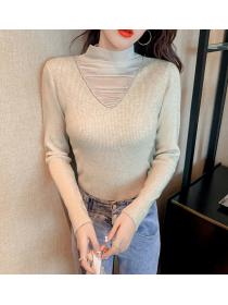 Outlet Western style tops bottoming shirt for women