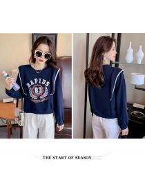 Outlet Korean style thin hoodie spring and autumn tops for women
