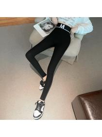 Outlet Tight letters nine pants all-match leggings for women