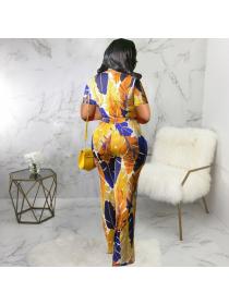 Outlet European style digital printing jumpsuit for women