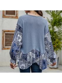 Outlet Long autumn long sleeve European style loose tops for women