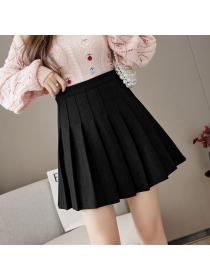 New Arrival High Waist Pleated Tennis Skirt Janpnese Style JK Fashion Short Skirt 