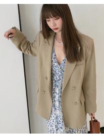 Outlet Temperament British style business suit Casual coat