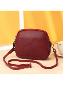 Outlet large capacity sling bag / Korean Cross Body Bags fashion versatile Shoulder Genuine leather Bag