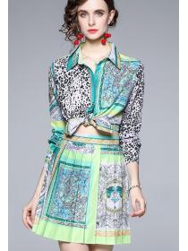 For Sale Doll Collars Printing Show Waist Drape Fashion Suits 