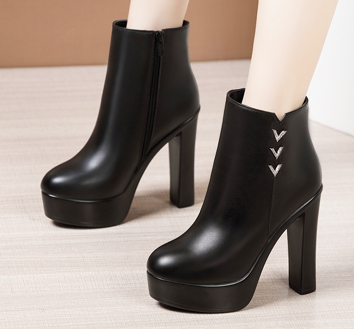 Outlet Hot selling  Thick Flatform High heels Boots