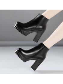 Outlet Cool grils Thick Flatform High heels Boots