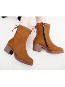  Outlet Autumn&winter British style student ankle boots ( large size 40-43 )Martin boots for women