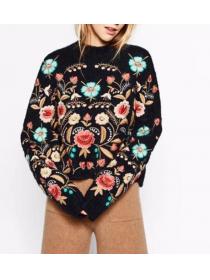Outlet Autumn&Winter new Embroideried Loose Knitting Sweater for women