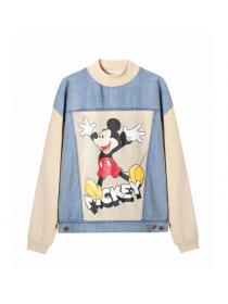 Outlet Fashion Cartoon Printed Winter new Round-neck Hoodies