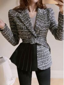 Outlet Fashioon Matching Short Coat 
