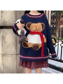 Outlet Long sleeve autumn and winter wears outside sweater