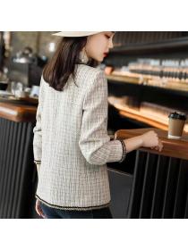 Outlet Fashion and elegant tops spring and autumn coat for women