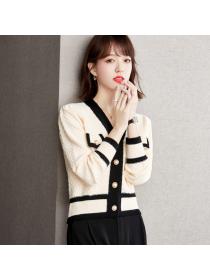Outlet Thick autumn and winter cardigan temperament coat