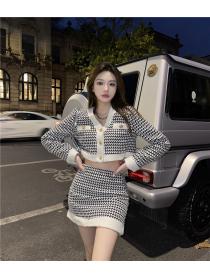 Outlet Refinement business suit Korean style skirt a set