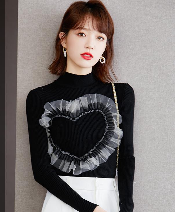 Korean Style Love Matching Knitting Top