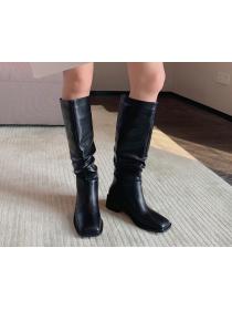Outlet Stylish Sexy Square-head thigh-high Boots