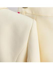 Outlet fashion new professional suit blazer + bell-bottom pants suit two pieces