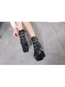 Outlet Cool grils Thick high-heeled boots