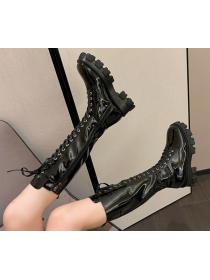 Outlet The new thin patent leather high boots knight boots