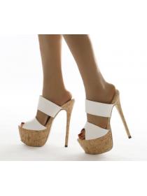 Outlet Comfortable high heel Thick waterproof platform sandals