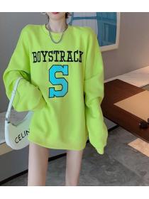 Candy Color Loose Fashion Leisure Hoodies 